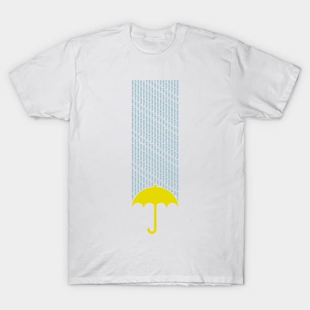 How I Met Your Mother (dark background) T-Shirt by Gabriel Melo
